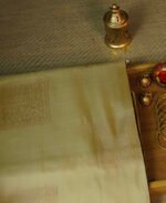 Beige Pure Silk Handloom Saree