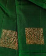 Dark Green Handloom Weight less Pure Silk saree