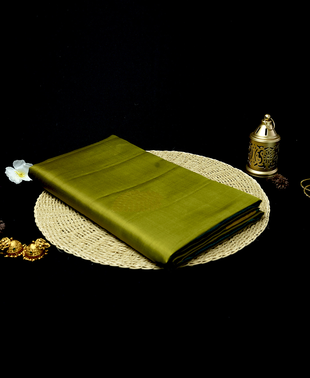 SBS082503-01 Light Green Pure Silk Handloom Saree